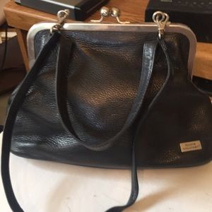 Stone Mountain Genuine Leather Kisslock Purse